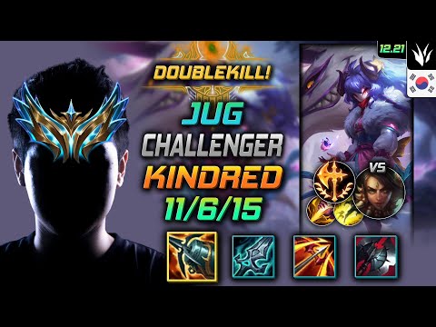Challenger Jungle Kindred Build Kraken Slayer Conqueror - LOL KR 12.21