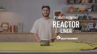 Reactor Sleeping Bag Liner - Mummy - Black Beluga Black