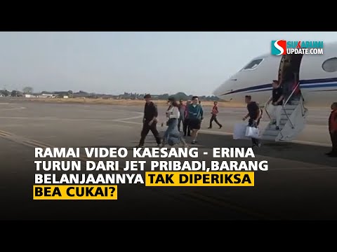 Ramai Video Kaesang - Erina Turun dari Jet Pribadi,  Barang Belanjaannya Tak Diperiksa Bea Cukai?
