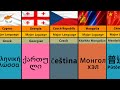 Major Language From Different Countries Major Lovely Languages Spoken Separately In 91 Countries