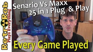 Senario Vs Maxx 25 in 1 Plug and Play Review: Every Game Played (poorly)