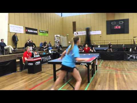 160402 TOP12, Alberte Holck Christensen - Kornelia Jönsson