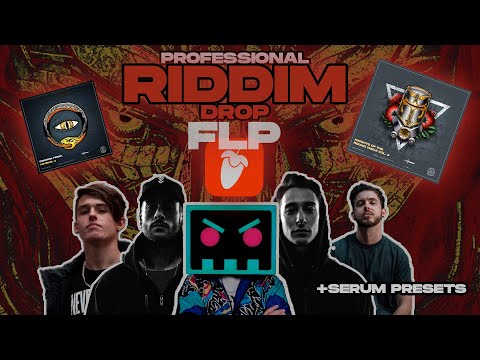 Professional Riddim Drop FLP + Serum Presets (Like Barely Alive, Control Freak, Automhate, Leotrix)