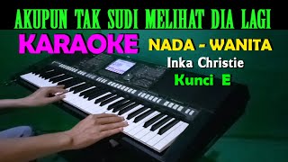 Download lagu TERATAI - Inka Christie | KARAOKE Nada Wanita || E=DO mp3