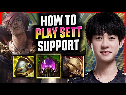 LEARN HOW TO PLAY SETT SUPPORT LIKE A PRO! - Ming  Plays Sett Support vs Poppy! | Season 2022
