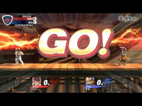ABU 24: Hades (Ryu) vs. Nunu (Fox) - SSB4 Singles Winners Semis