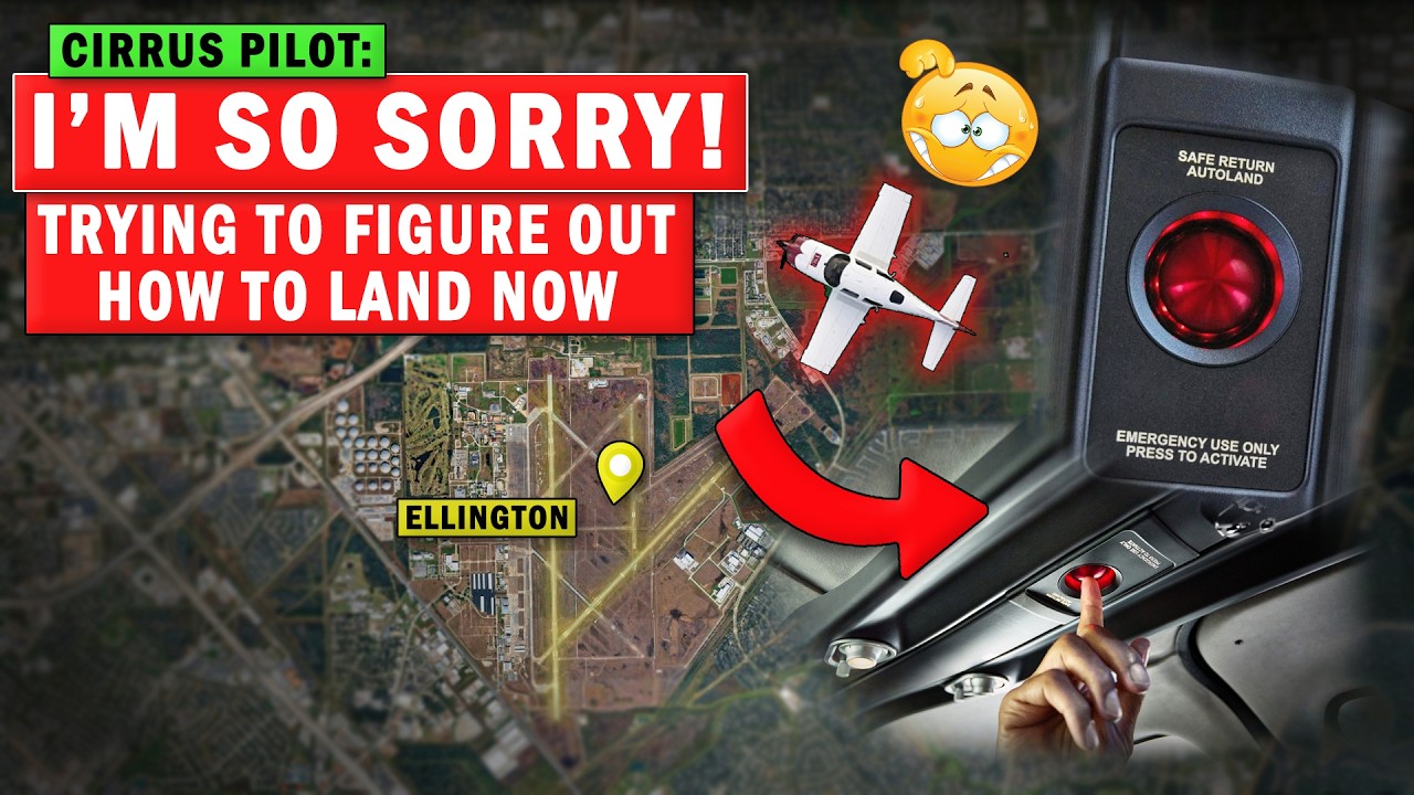Cirrus EMERGENCY AUTOLAND Pushed by Passenger!