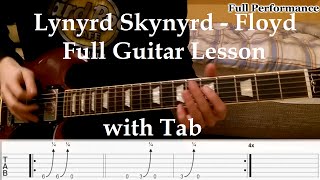 Lynyrd Skynyrd Floyd FULL Guitar Lesson (with Tab)