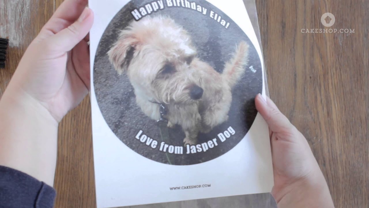 How to use an Icing Cake Topper - Tutorial