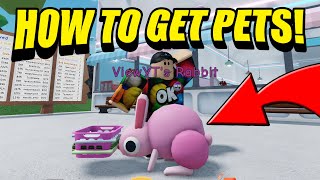 HOW TO GET NEW PETS IN LAUNDRY SIMULATOR! (ROBLOX)