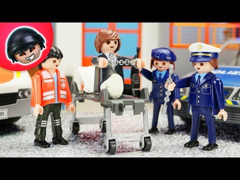 Geiselnahme im Krankenhaus! - Playmobil Polizei Film - KARLCHEN KNACK #205