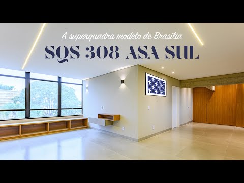 SQS 308 Asa Sul , a superquadra modelo de Brasília.