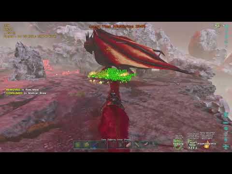 Ark: Alpha Dragon vs A therizino Pack + Yuty