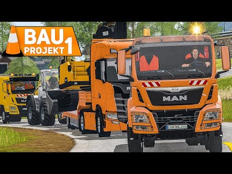 LS 17 Construction #1: Alle BAUFAHRZEUGE zur MINE bringen! | LS17 Mining and Construction deutsch