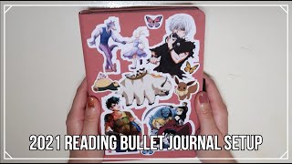 2021 READING BULLET JOURNAL SETUP 📔