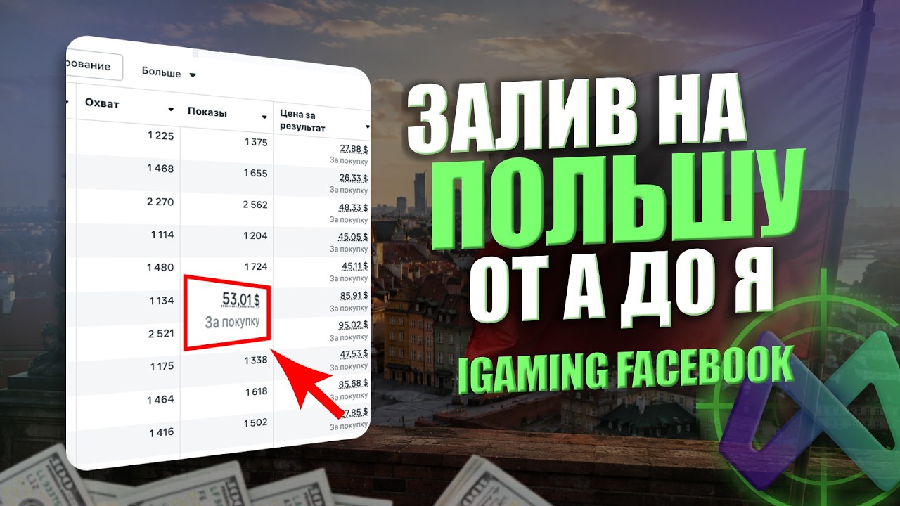 КАК ЗАЛИТЬ FACEBOOK НА ПОЛЬШУ И ЗАРАБОТАТЬ $1300+ | Арбитраж трафика от А до Я