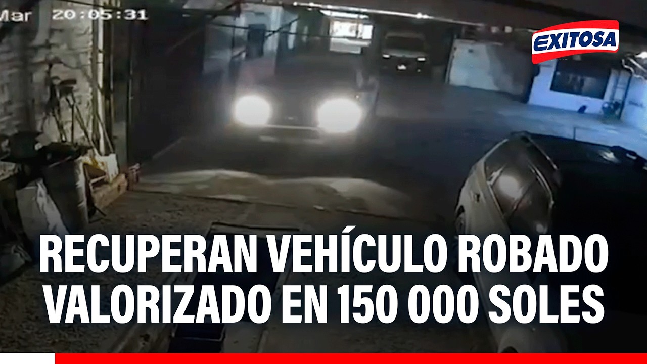 🔴🔵 La Libertad: Recuperan vehículo robado valorizado en 150 000 soles