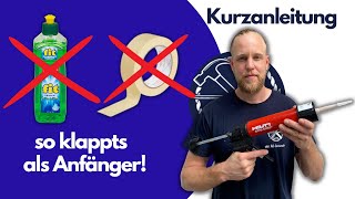 Silikonfuge richtig ziehen | einfache Methode