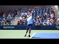Novak Djokovic Serve + 1st Shot Super Slow Motion - ATP Tennis Serve + 1 Forehand, Backhand, Volley