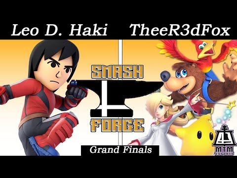 SmashForge SSBU #5 [Grand Finals] Leo D. Haki (mii brawler) vs TheeR3dFox (banjo & kazooie)