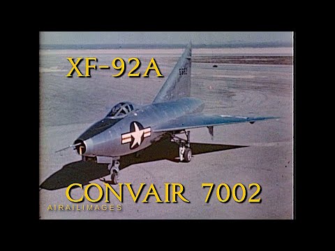 CONVAIR XF-92A MODEL 7002 Delta Wing Research Jet at Muroc