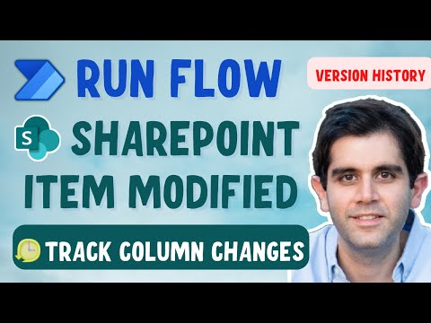 Power Automate SharePoint Item Modified flow | Track Column Changes (Version History) from Reza Dorrani