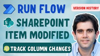 Power Automate SharePoint Item Modified flow | Track Column Changes (Version History)