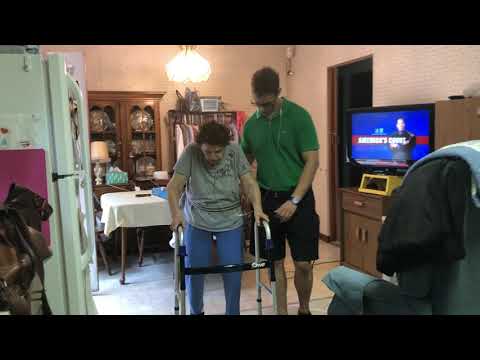 Charles 100 Year old patient exercising!