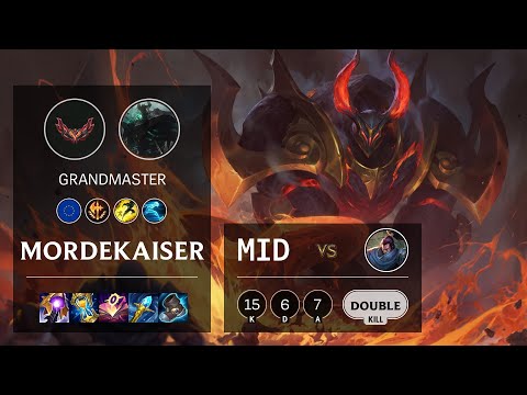 Mordekaiser Mid vs Yasuo - EUW Grandmaster Patch 12.2