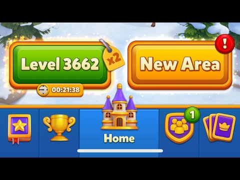 Daily play Royal Match | Level from 3644 to 3662