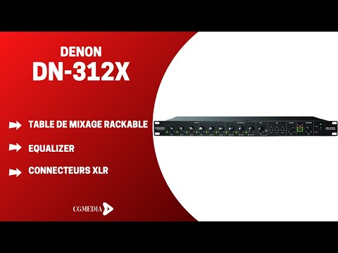 Denon Professional Rackmount 12 Channel Mixer - Denon Dn Denon Professional Rackmount 12 Channel Mixer - Denon Dn