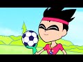 Kicking A Ball Pretending To Be Hurt Part 1 Teen Titans Go Cartoon Network Asia