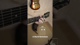 Variações do Acorde Lá Maior (A)