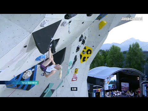 Escalade Coupe du monde 2025 Innsbruck (Difficulté dames) - Janja Garnbret