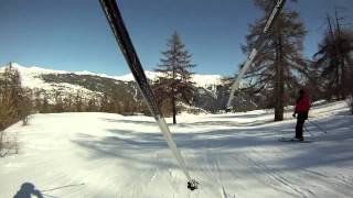 preview picture of video 'Ski Serre-Chevalier 2012'