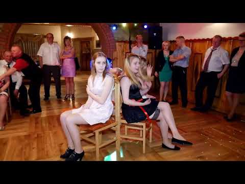 Girls in Pantyhose and Stockings at Wedding Reception