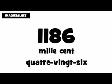 How to pronounce 1186 in French in French