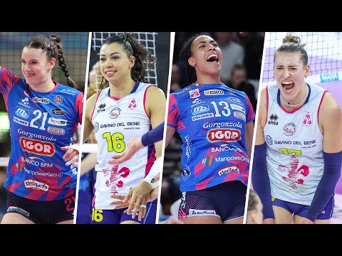 ALL "MEGA RALLY" of the match Novara - Scandicci | Lega Volley Femminile 2023/24