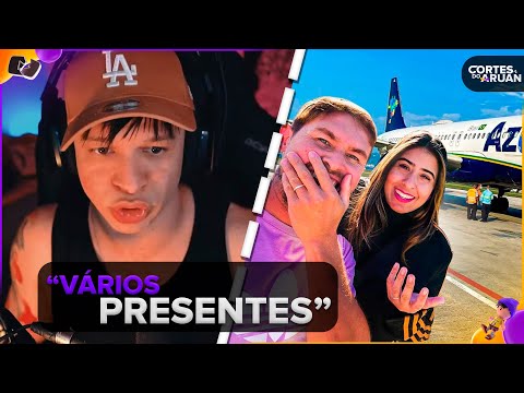 ARUAN REAGE: CHEGUEEEI NO BRASIL E REENCONTREI TODO MUNDO 😍 (DANI NOBREGA) - Cortes do Aruan