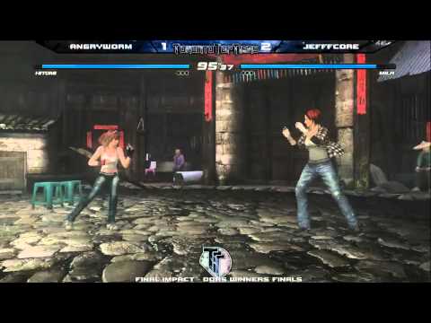 Final Impact Day 2 - DOA5 - Winners Finals - AngryWorm vs JeffFcore