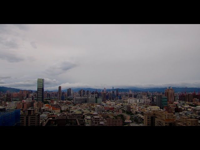 台北のスカイライン 新北市新莊区から