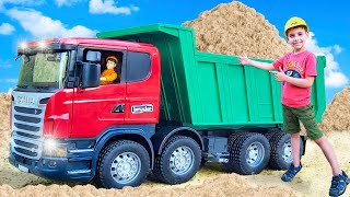 Download lagu Funny Stories for kids - Bruder Dump Truck, Tractor, JCB Excavator and other construction cars mp3 Download lagu Funny Stories for kids - Bruder Dump Truck, Tractor, JCB Excavator and other construction cars mp3