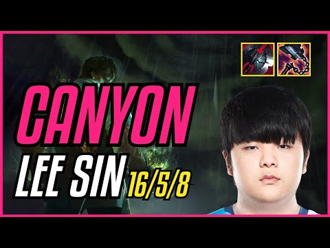 CANYON - LEE SIN vs RUMBLE JUNGLE - EUW MASTER - PATCH 11.9
