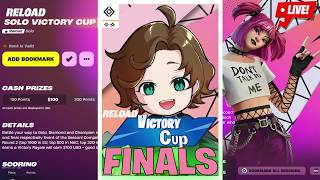 🔴決勝 ソロ大会 SOLO RELOAD VICTORY CUP FINALS　　　                             　【FORTNITE LIVE フォートナイト ライブ 】