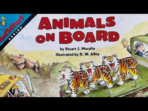 📚🐝 Story Time With Ms. Bee🐝📚 Animals on Board by Stuart J. Murphy Illustrated by R.W. Alley