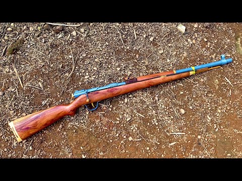 Wooden art//super product slingshot made of wood and plastic pipe