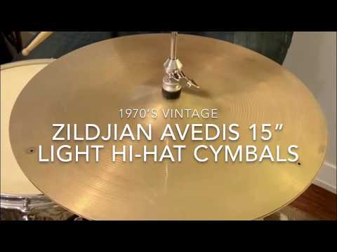 Zildjian 1970’s 15” Light Hi Hats Very thin! Very RARE! image 6