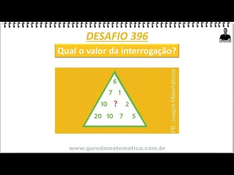 DESAFIO 396 - QUAL O VALOR DA INTERROGAÇÃO? (www.gurudamatematica.com.br)