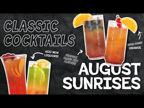 Classic Cocktails: Sunrises ☀️