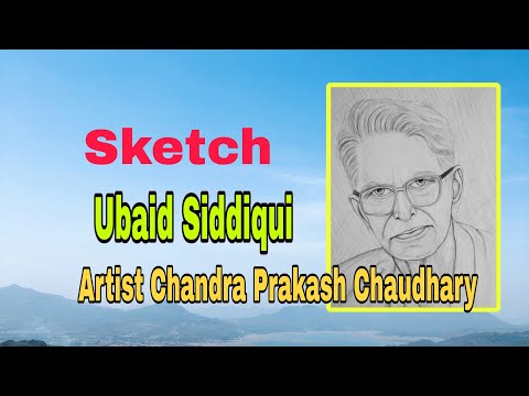 How To Draw a Obaid Siddiqi (Indian Researcher)